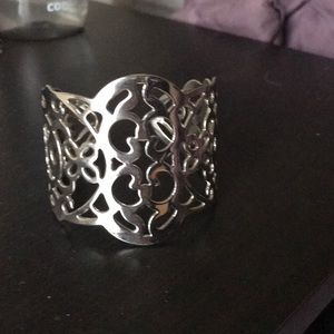 Lia Sophia silver cuff bracelet